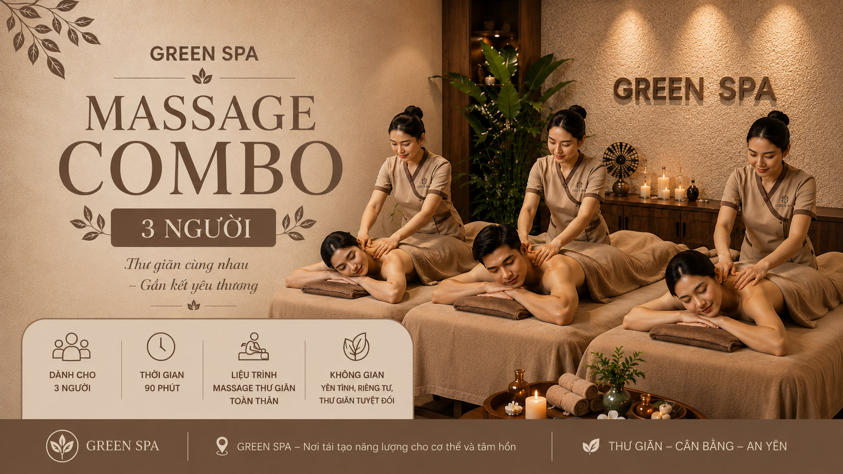Gói gia đình 3 người